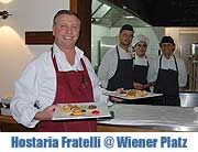 Hostaria Fratelli - neu am Wiener Platz. Wilder Brokkoli und Schlichtheit. (©Foto: Gastro PR)
